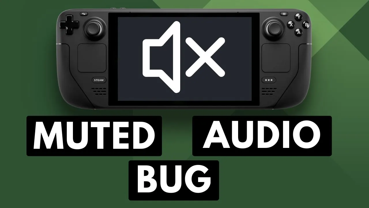 how to fix the steam deck muted audio bug