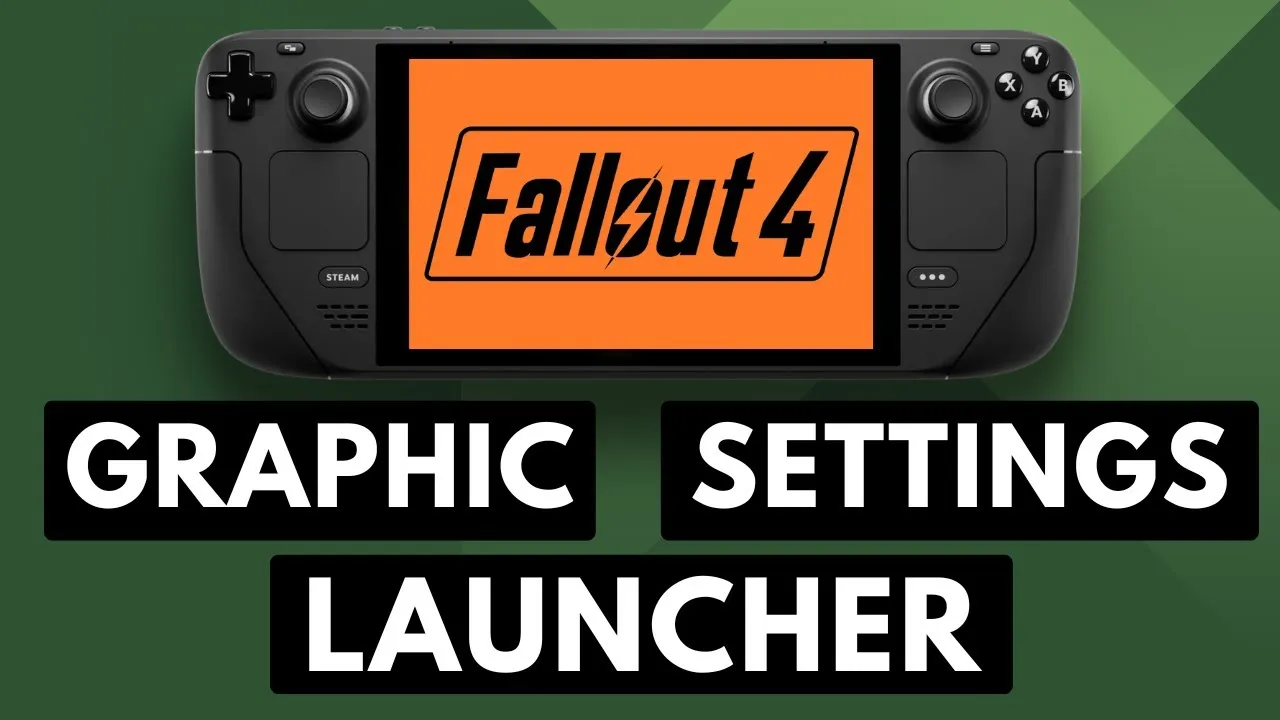 how to access the fallout 4 launcher on steam deck